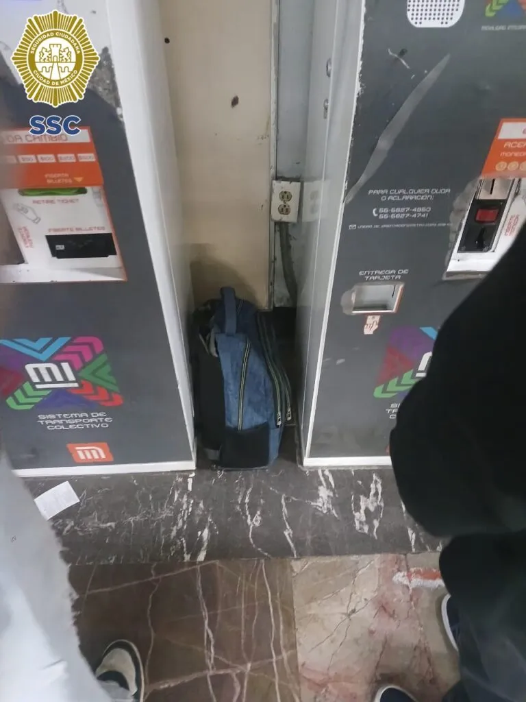 El metro compartió fotografías del momento del hallazgo / SSC