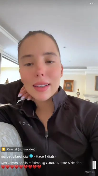 Majo Aguilar contó que Yuridia mejor le propuso cantar un tema juntas / Redes Sociales