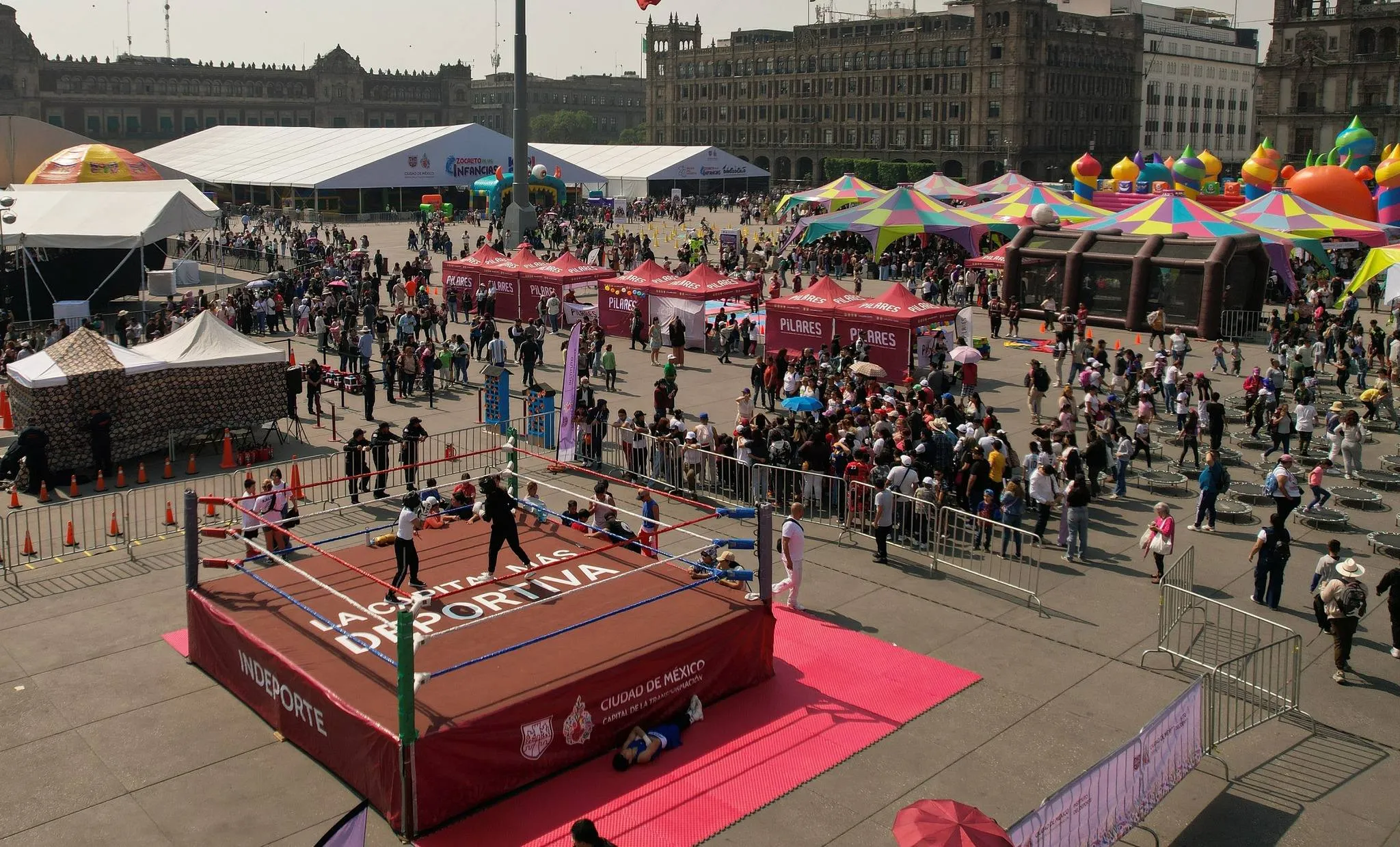 El 'Zocalito de las Infancias' está pensado en todos los menores / FB: @ClaraBrugadaM