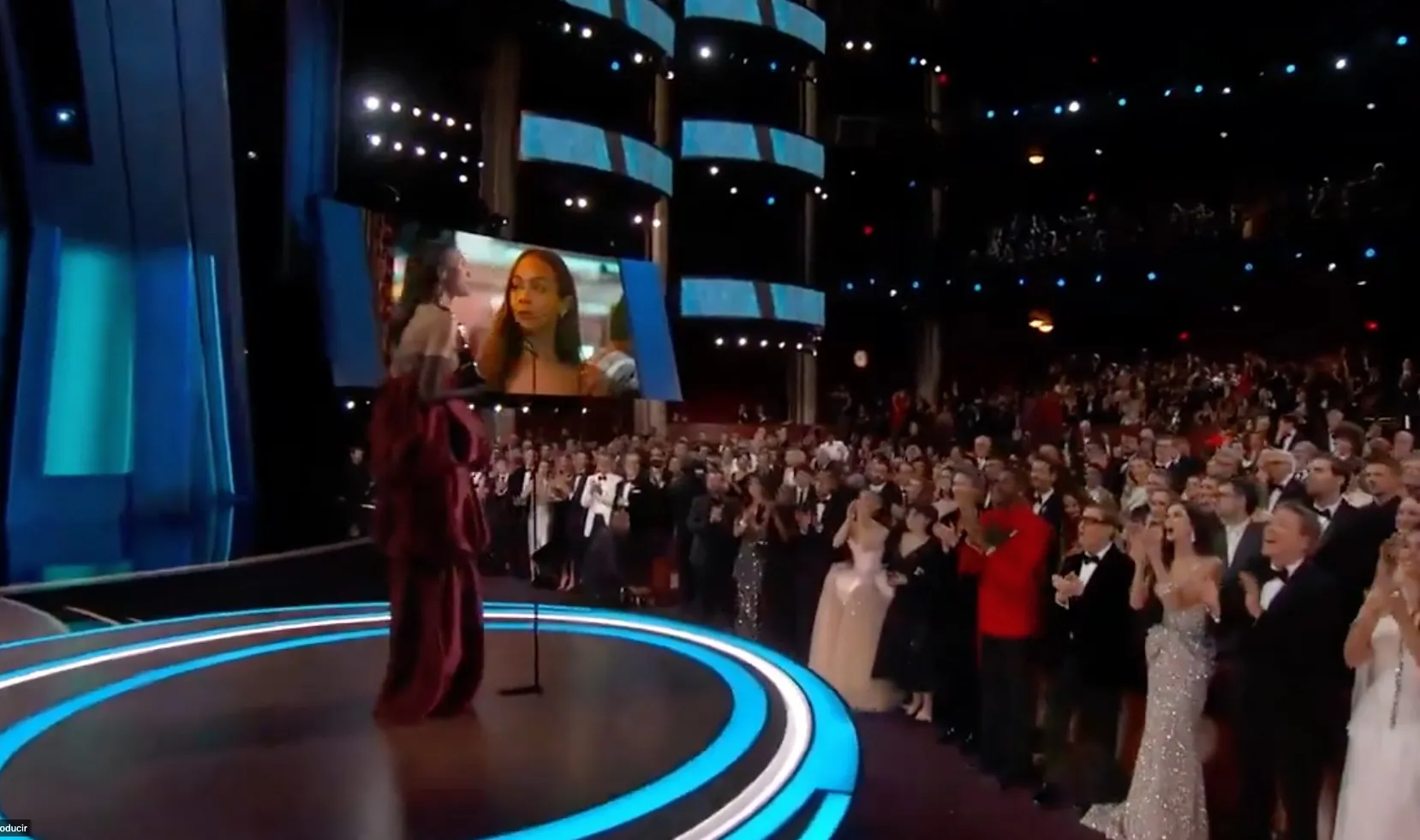 Zoe Saldaña llegó a las lágrimas por su premio / Redes Sociales