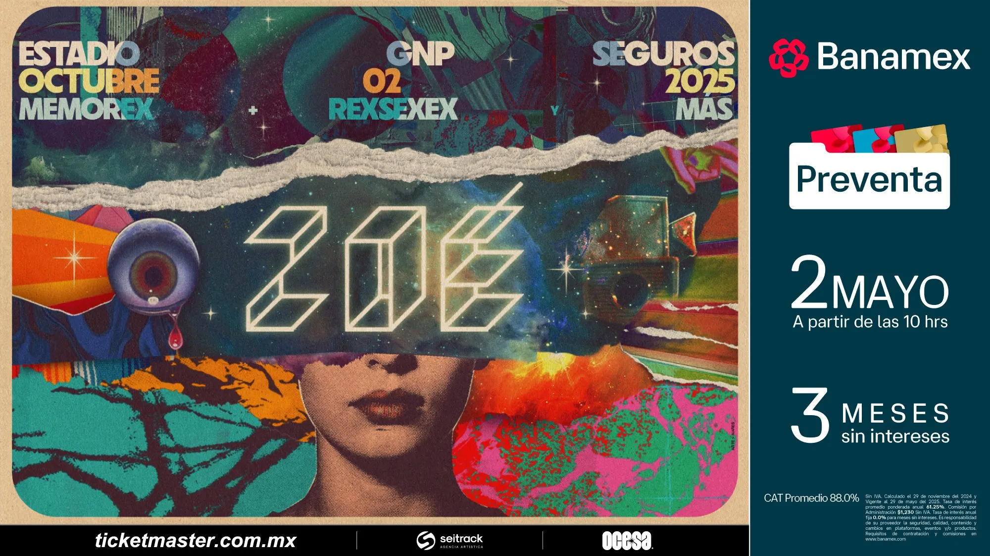 La preventa para Zoé comienza este 2 de mayo / FB: @Zoeoficial