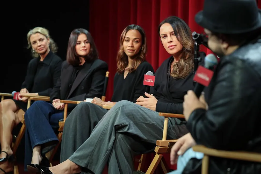 Zoe Saldaña no mete las manos al fuego por su compañera / IG: @karsiagascon