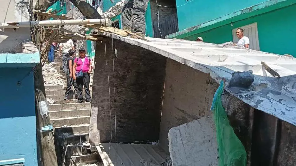 Cuatro viviendas fueron las afectadas/Municipio de Naucalpan