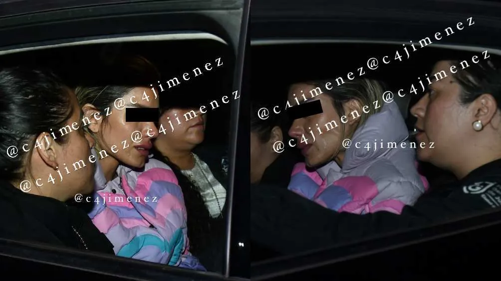 Aleska no pudo contener las lágrimas luego de ser arrestada/X: @c4jimenez