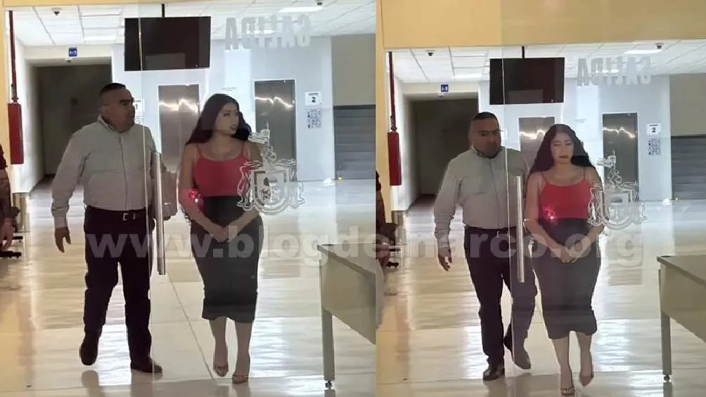 Se pudo ver a la expareja del productor, Giselle Montes, en la audiencia de vinculación/X