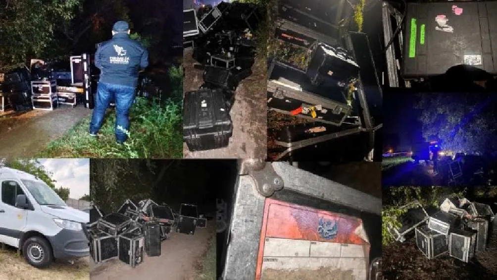 Todo el equipo de la agrupación fue recuperado/X