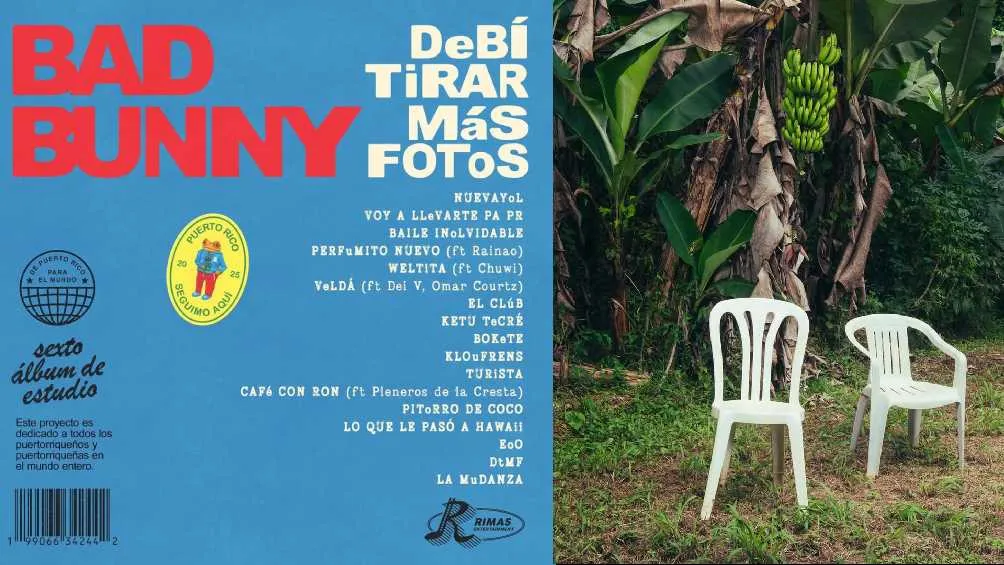 El nuevo álbum de Bad Bunny ha sido todo un éxito//IG: @badbunnypr