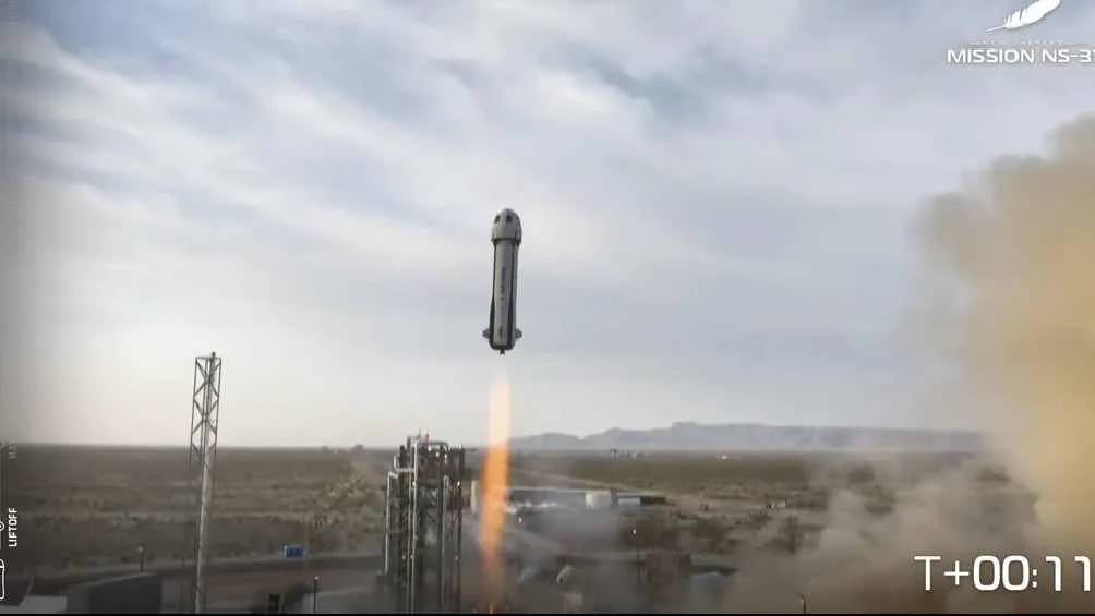 El cohete despegó desde una unidad al oeste de Texas/AP