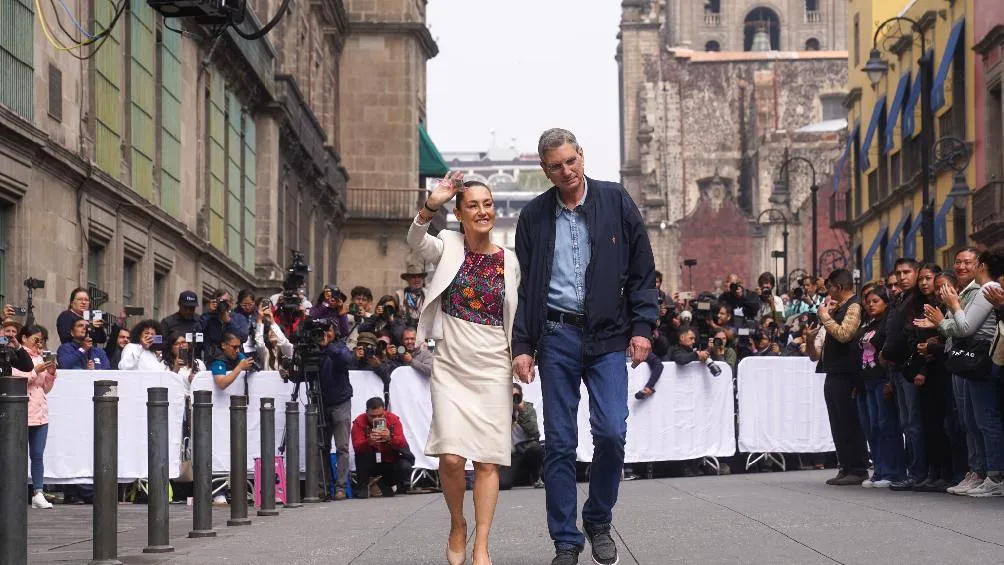 Este 1 de junio, la presidenta Claudia Sheinbaum acudió a votar para la renovación del Poder Judicial, acompañada de su esposo/Redes Sociales