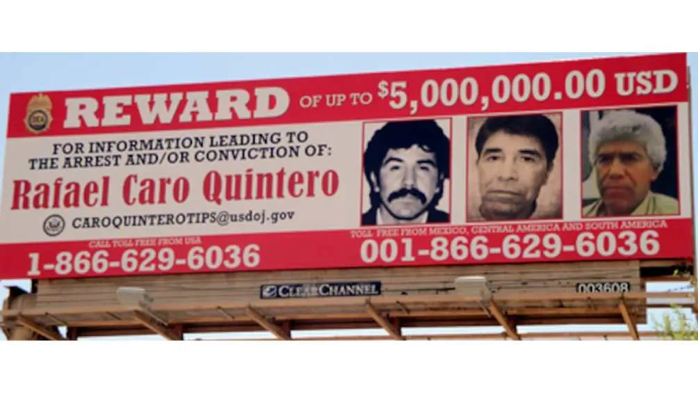 Caro Quintero siempre ha sido un objetivo de las autoridades de EE.UU./X