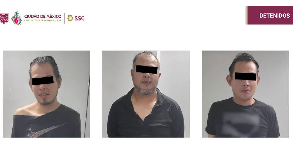 Fueron detenidos en la alcaldía Venustiano Carranza/SSCCDMX