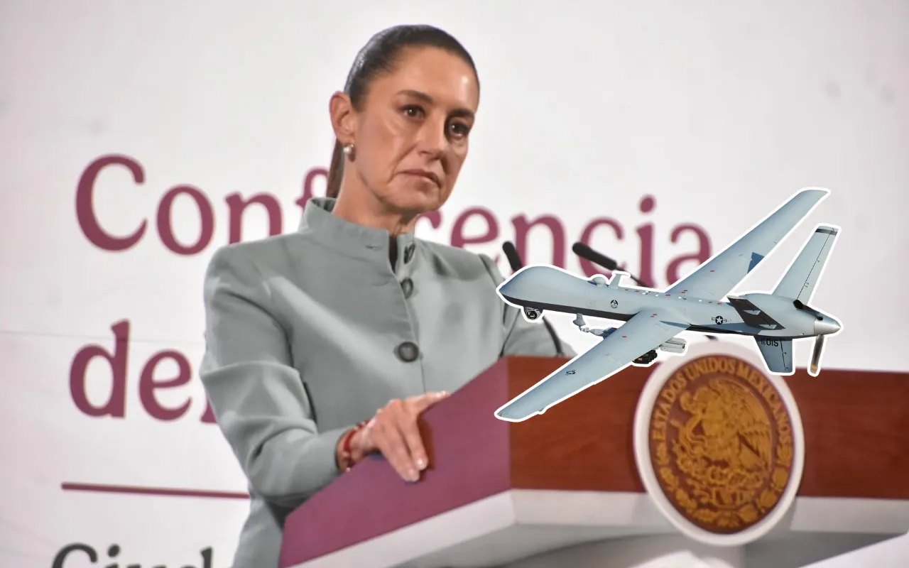 Claudia Sheinbaum rechaza uso de drones en el país / Posta