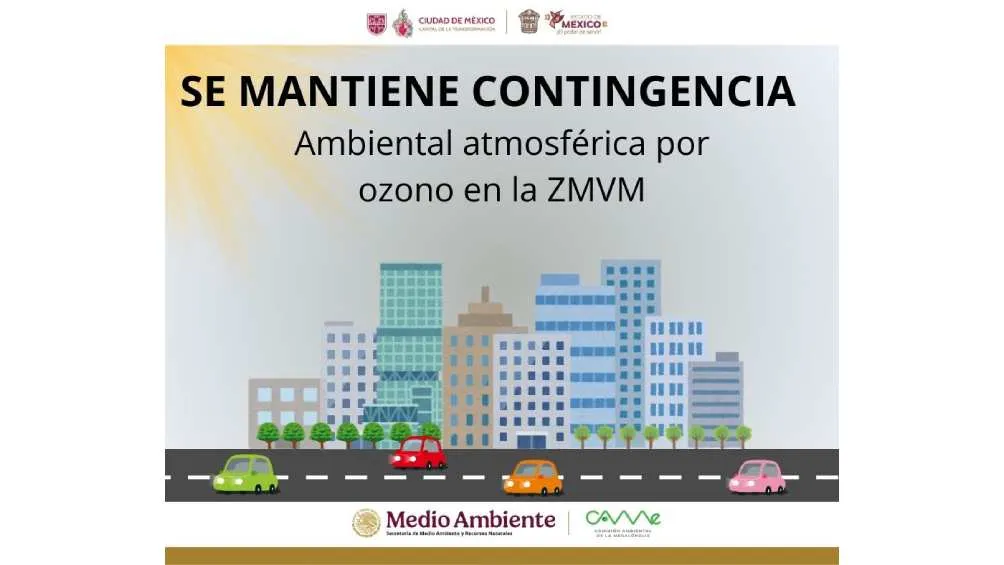 En su reporte de las 15:00 horas la CAMe informa que sigue la contingencia/X