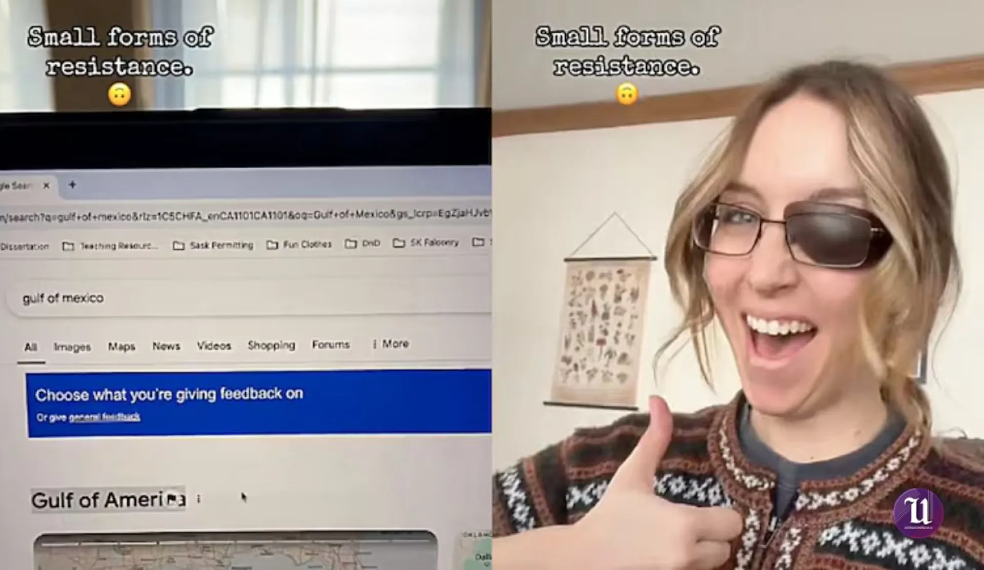 Influencer comparte tutorial para reportar el Golfo de América / La Unión de Morelos