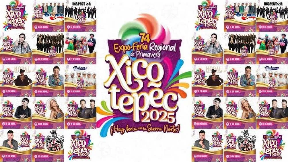 Estos son los artistas confirmados para la feria de Xicotepec, Puebla/X