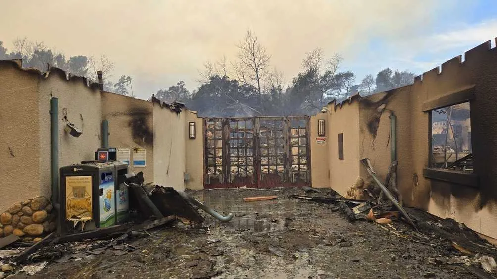 Miles de personas se quedaron sin casa a causa del fuego/AP