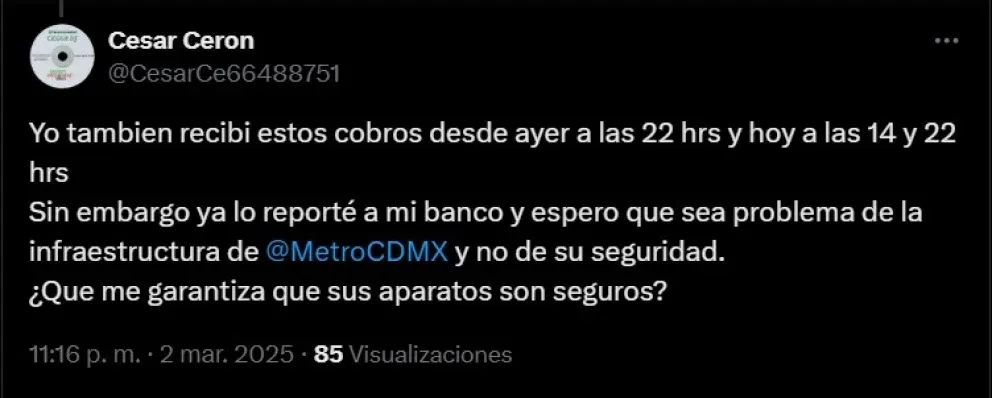 Usuarios denuncian cobros injustificados en metro de la CDMX