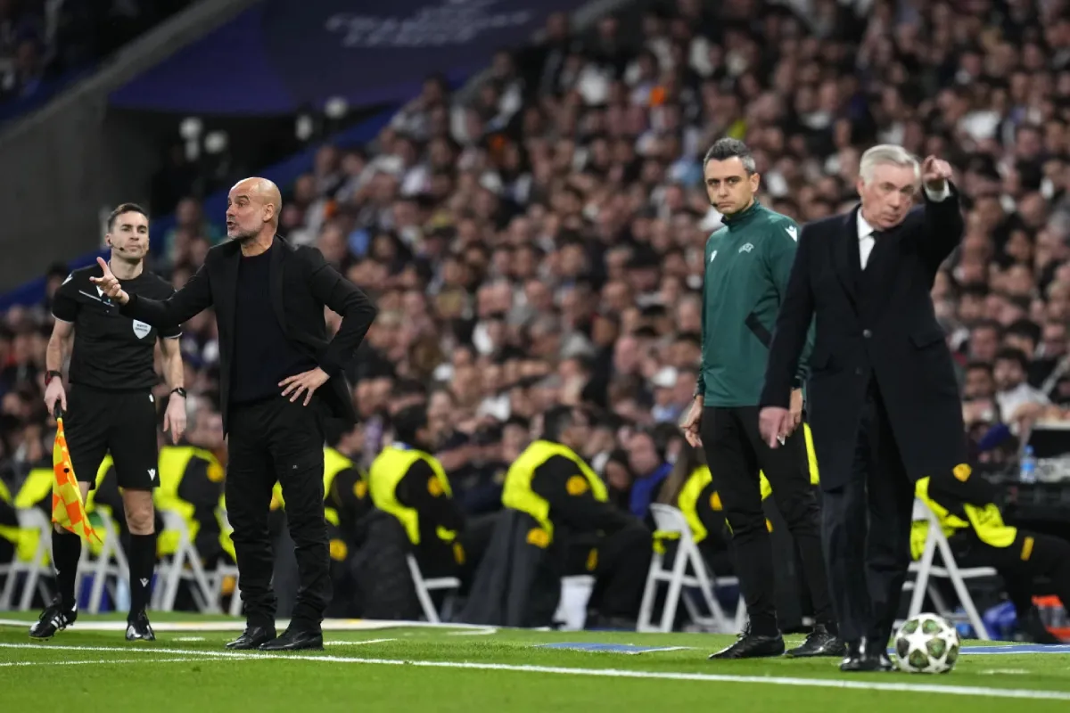 Ancelotti y Guardiola | AP