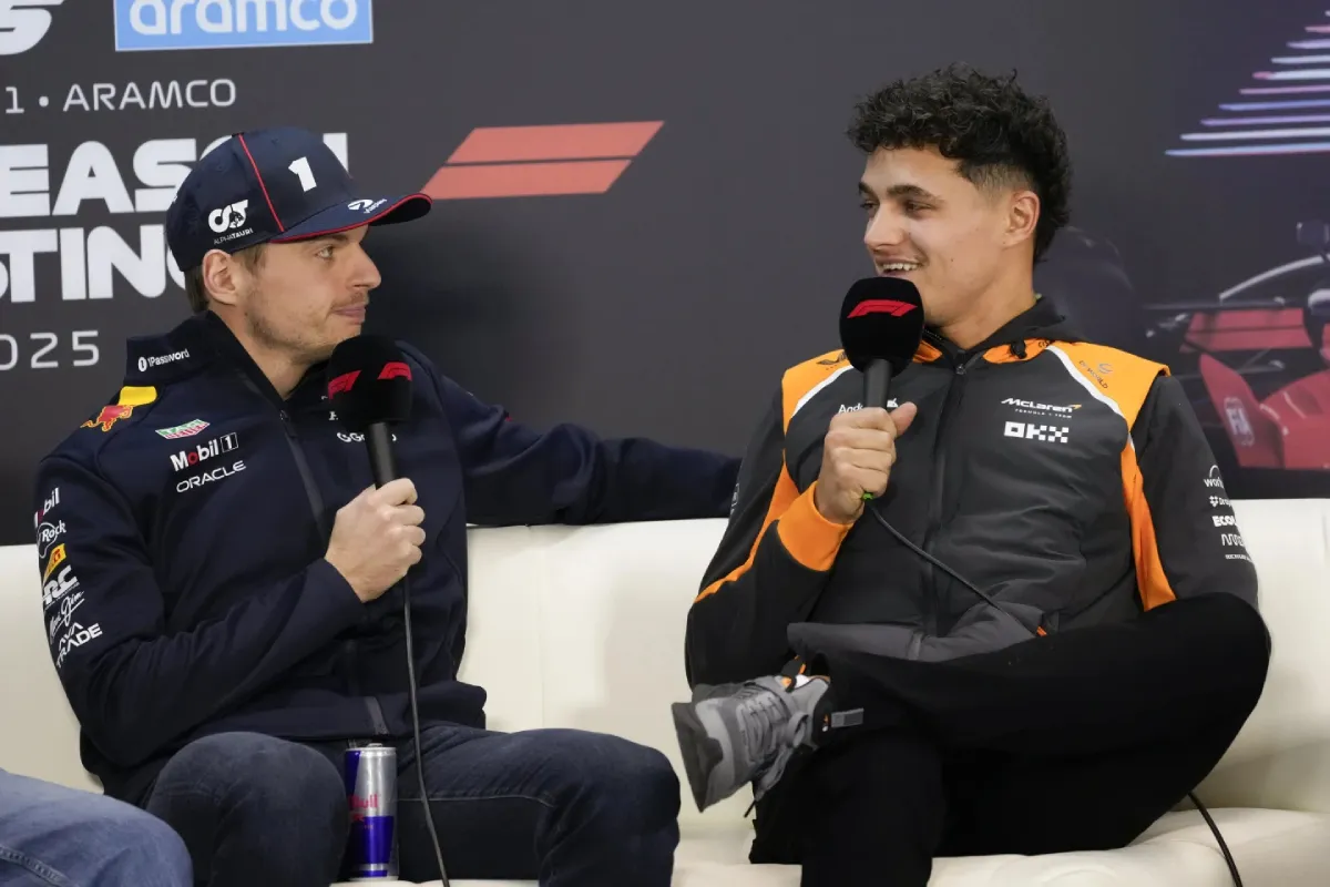Verstappen y Norris | AP