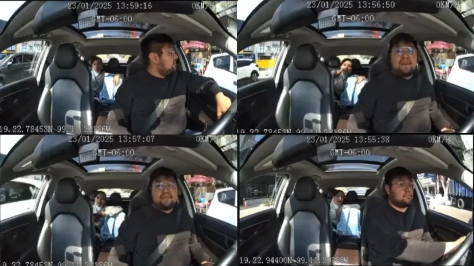 Momento del viral video / TV Azteca Bajío