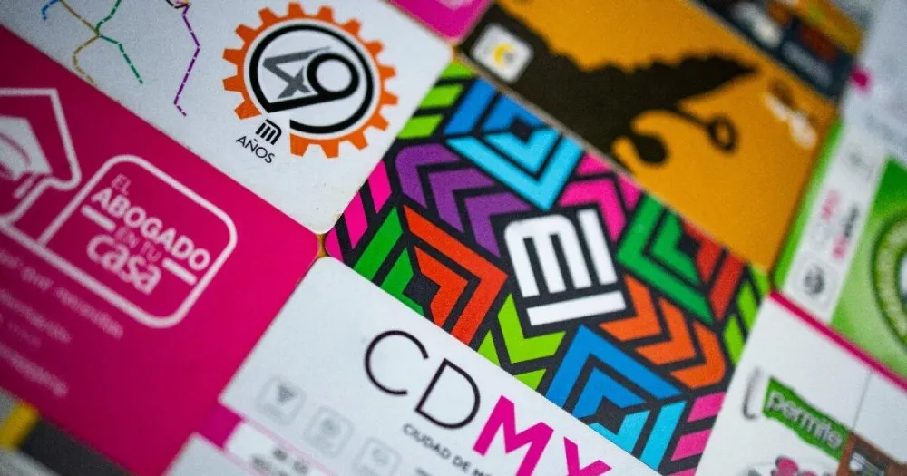 Tarjetas del transporte público de CDMX