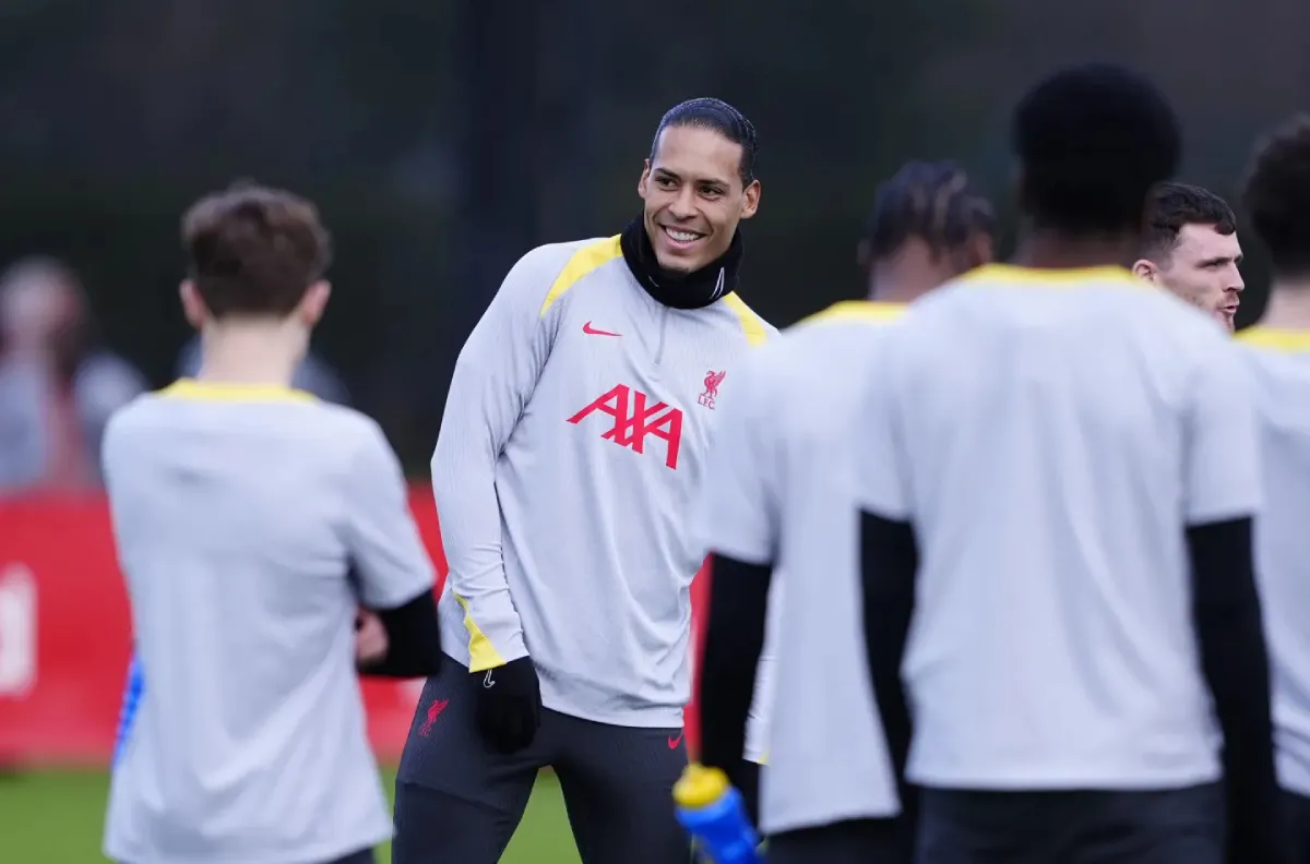 Virgil Van Dijk en entrenamiento | AP