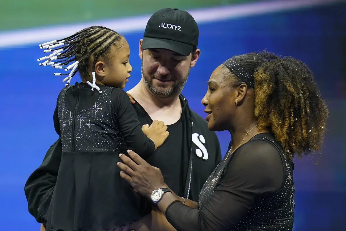 Serena Williams y su hija | AP