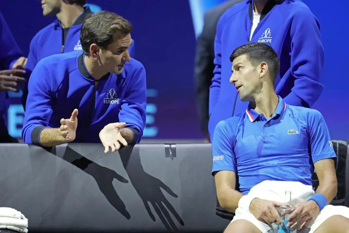 Djokovic y Federer | AP