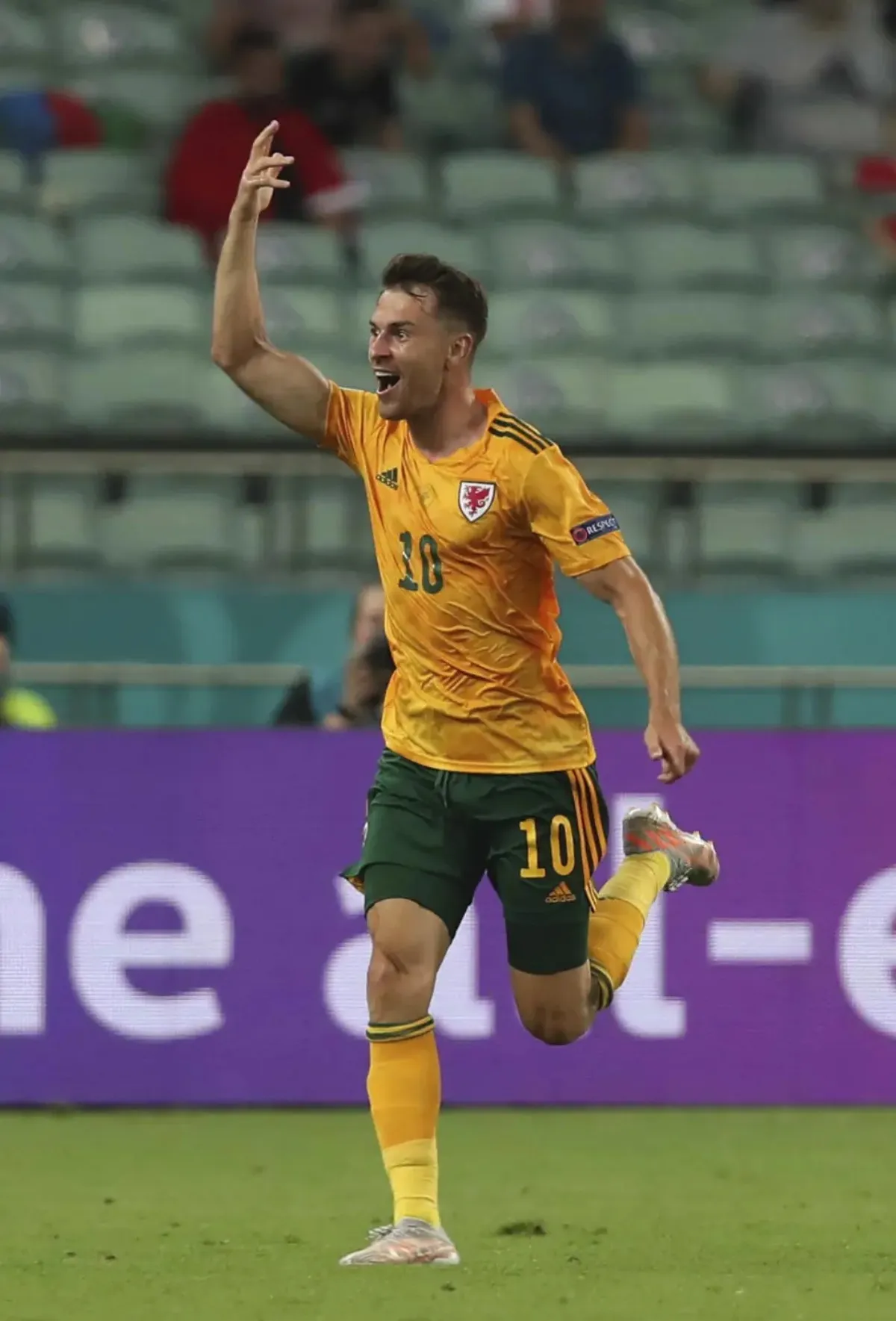 Ramsey con Gales | AP