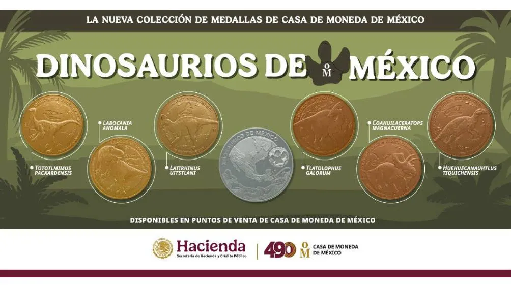 Las especies que forman parte de esta colección fueron descubiertas en México/Casa de Moneda de México