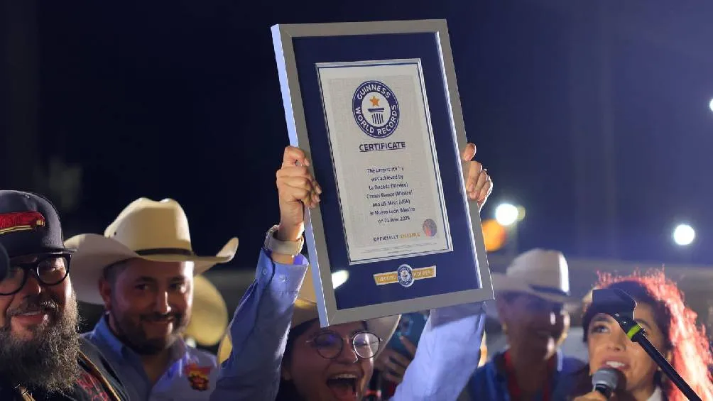 Fueron tres Récord Guinness los que consiguió el municipio de Guadalupe, Nuevo León/X: @HectorGarciaNL