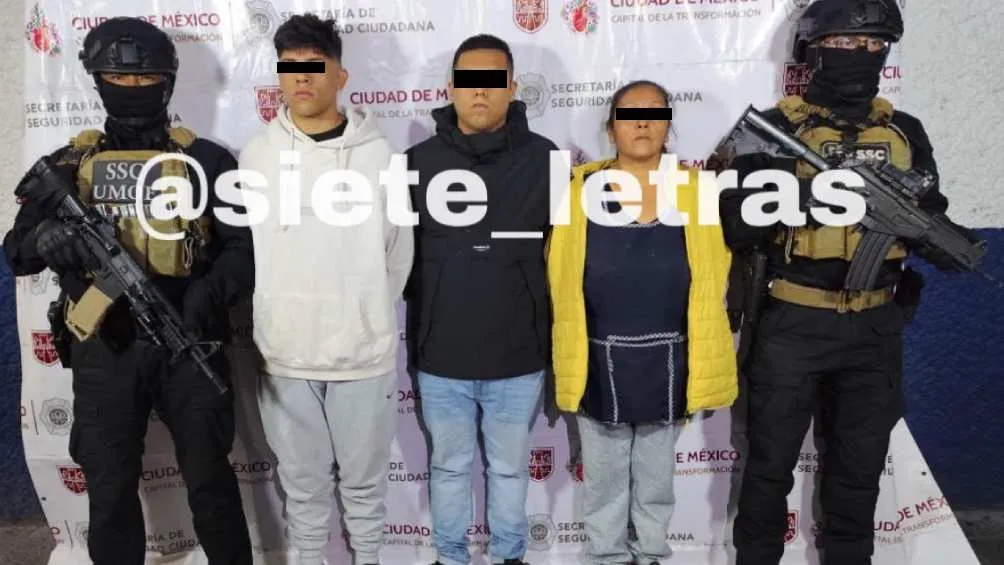 En total fueron cuatro personas detenidas/X: @siete_letras