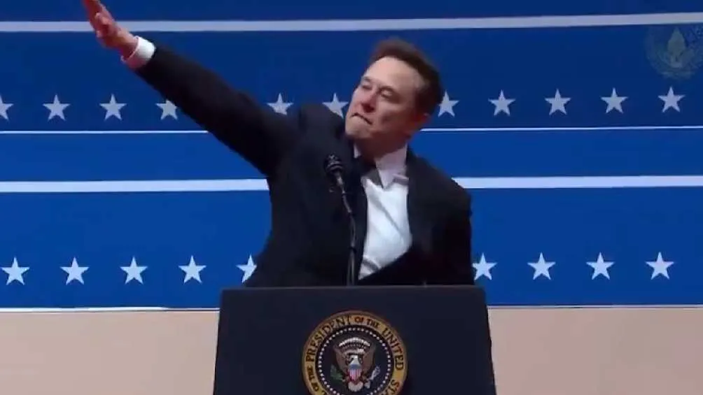 Elon Musk realizó un saludo tipo nazi durante investidura de Trump/X