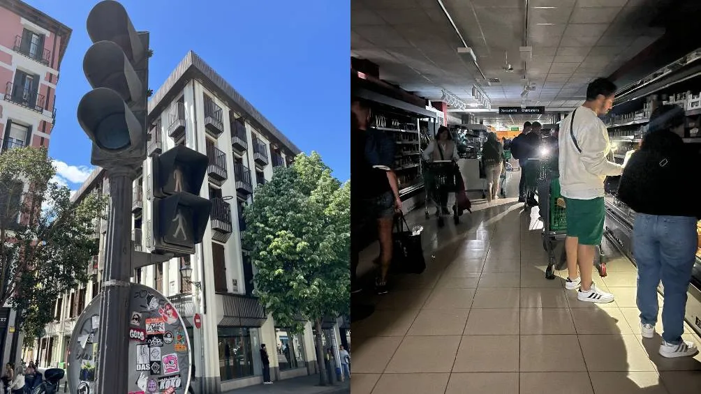 No hay semáforos y la gente ha comenzado a hacer compras de pánico/X