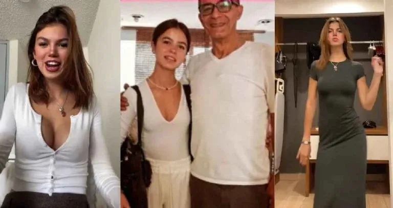 El fotógrafo Ernesto Gilabert junto a Valentina / Redes Sociales