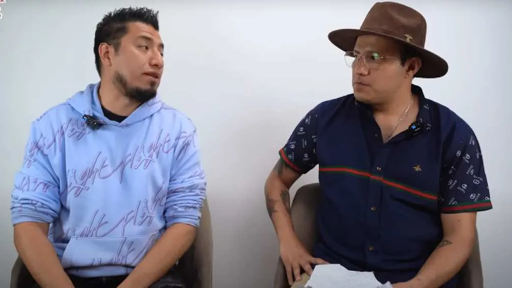 Fedelobo se mostró incómodo con las preguntas de Luisito Rey/YouTube