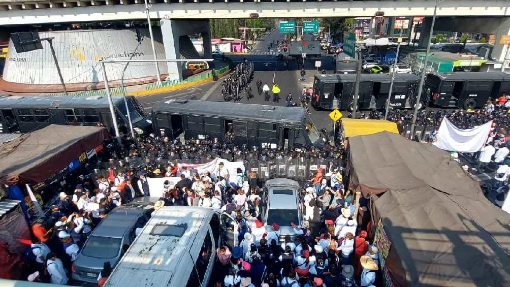 Así lucían diferentes vialidades bloqueadas por los manifestantes/X: @Aletse_04