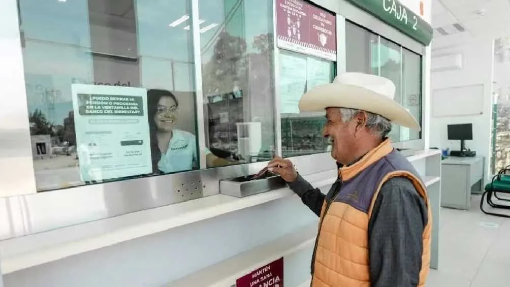 La pensión podrá cobrase en ventanillas o cajeros automáticos del Banco del Bienestar/Secretaría del Bienestar