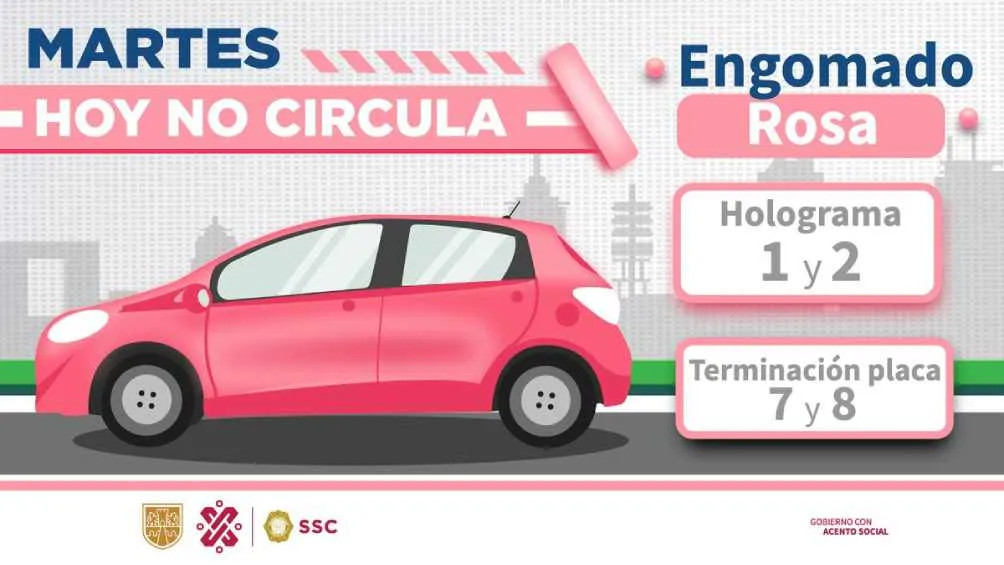 El Hoy No Circula aplica normal para el martes 15 de abril/SSC
