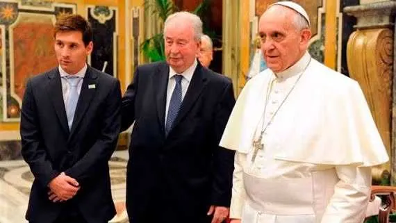 Messi y Francisco I coincidieron en un par de ocasiones