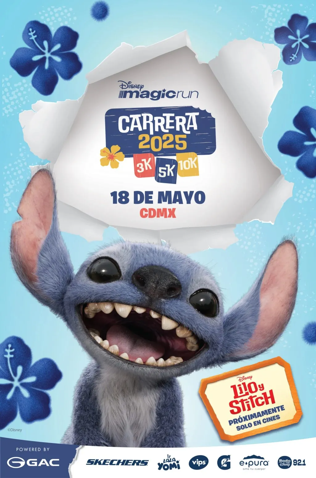 Magic Run en la CDMX: Lilo y Stitch