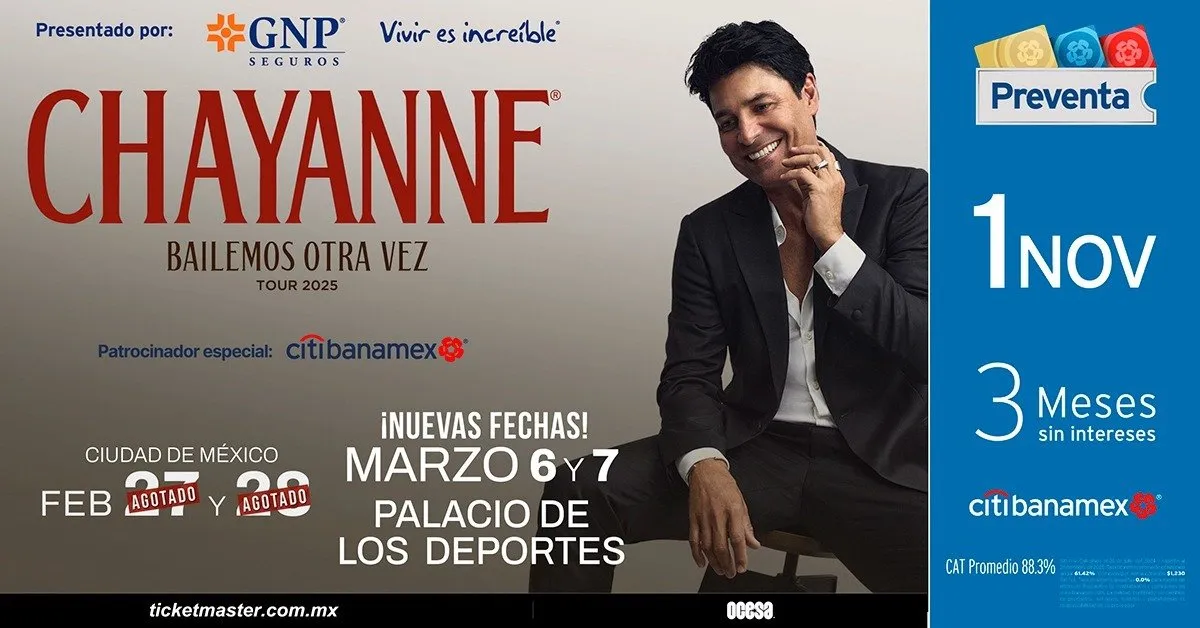 Chayanne en la CDMX / Redes Sociales