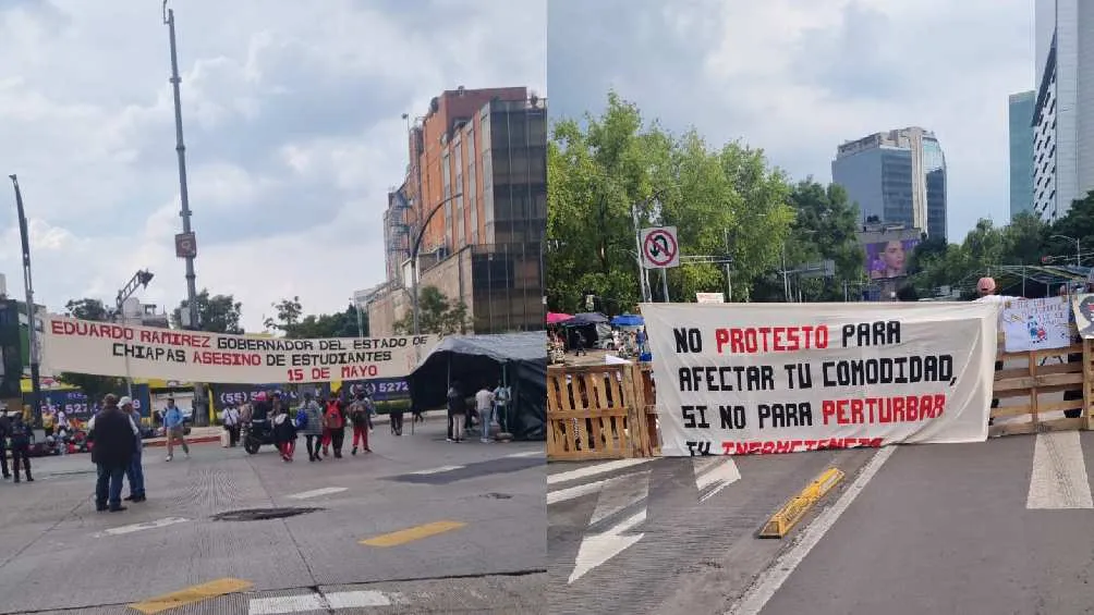 Estudiantes de Chiapas exigen justicia por el asesinato de uno de sus compañeros/X