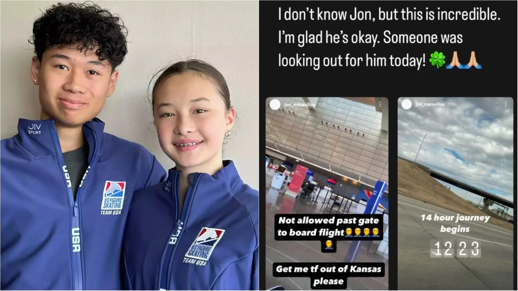 Historias del patinador Jon en sus redes sociales / OkDiario