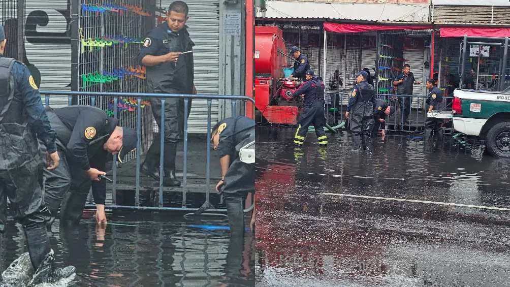 Policías y bomberos ya atienden la emergencia/SSC