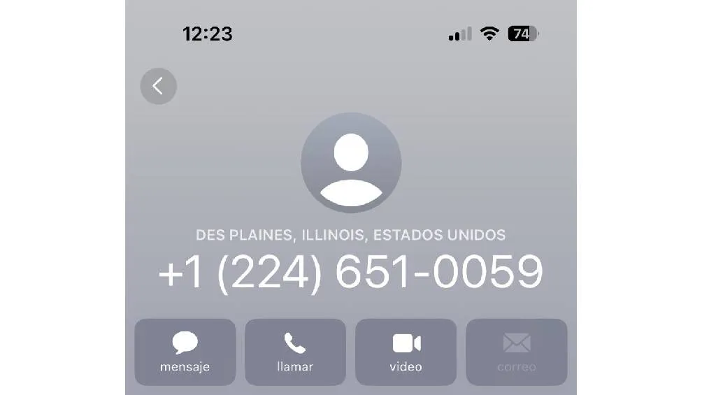 Ahora las llamadas de estafa provienen de Estados Unidos/X