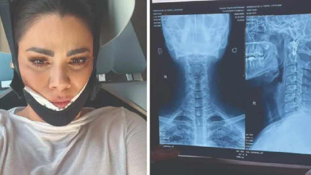 Luz Elena González tuvo que ir al hospital para una revisión medica/IG: @luzelenaglezz