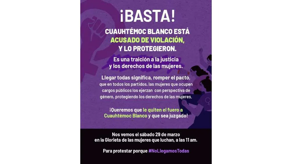 La marcha se llevará a cabo el próximo sábado 29 de marzo/X