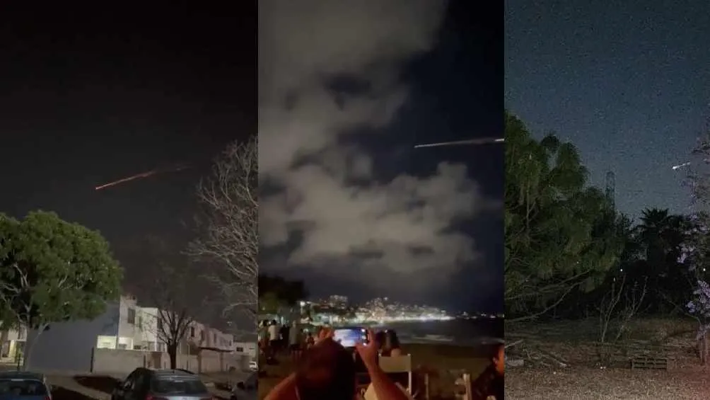 En varios estados fue captada la misma luz sobre el cielo/X