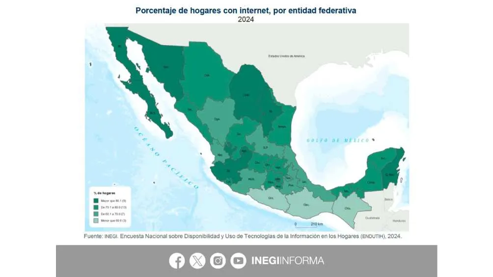 La CDMX es en donde hay más personas usando internet en el país/INEGI